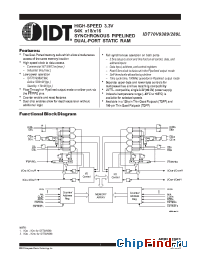Datasheet IDT70V9389L6PRF8 производства IDT