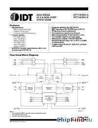 Datasheet IDT7130L25TF производства IDT