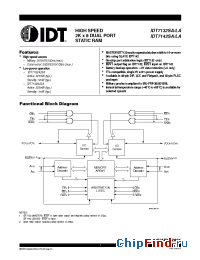 Datasheet IDT7132LA-100 производства IDT