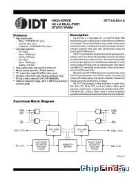Datasheet IDT7134L25J производства IDT