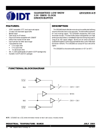 Datasheet Q532805AQ manufacturer IDT