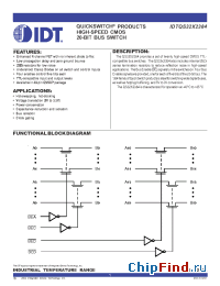 Datasheet QS32X2384 производства IDT