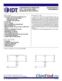 Datasheet QS3VH16211 производства IDT