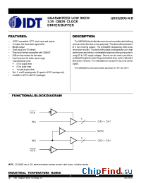 Datasheet QS532805A производства IDT