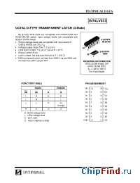 Datasheet IN74LV573D manufacturer IK Semi.