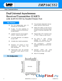 Datasheet IMP16C552 производства IMP