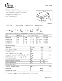 Datasheet BAS125-06W производства Infineon