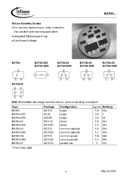Datasheet BAT64-04 производства Infineon
