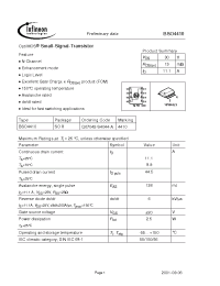 Datasheet BSO4410 производства Infineon