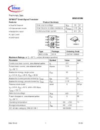 Datasheet BSO615N производства Infineon