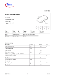 Datasheet BSP296Q67000-S067 производства Infineon