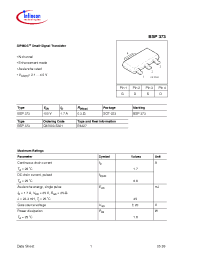 Datasheet BSP373E6327 производства Infineon