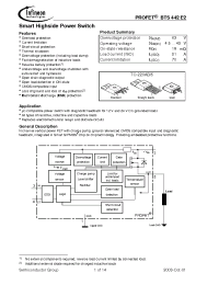 Datasheet BTS442E2E3043 производства Infineon