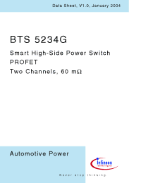 Datasheet BTS5234G производства Infineon
