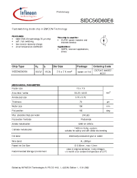 Datasheet C67047-A4687-A001 производства Infineon