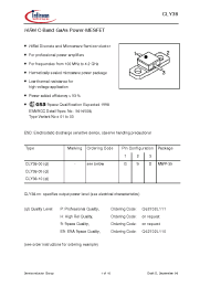 Datasheet CLY38-10 manufacturer Infineon