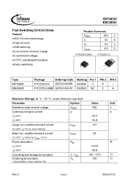Datasheet D30E60 manufacturer Infineon