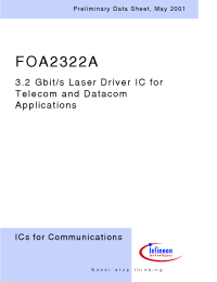Datasheet FOA2322A производства Infineon