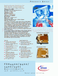 Datasheet FOA5400 производства Infineon