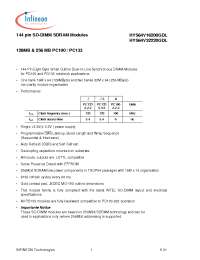 Datasheet HYS64V16200GDL-7.5-D производства Infineon