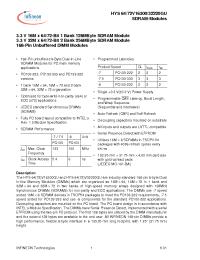 Datasheet HYS64V16300GU-7-C2 производства Infineon