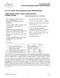 Datasheet HYS72D128520GR производства Infineon