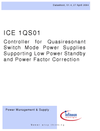 Datasheet ICE1QS01G производства Infineon