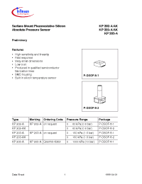 Datasheet KP203-AK производства Infineon
