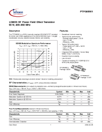 Datasheet PTF080901 производства Infineon