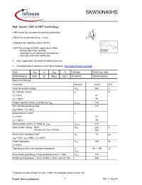 Datasheet Q67040-S4503 производства Infineon