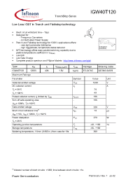 Datasheet Q67040-S4519 производства Infineon