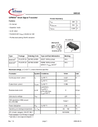 Datasheet Q67042-S4300 производства Infineon