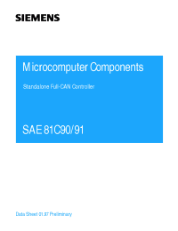 Datasheet SAE81C91 производства Infineon