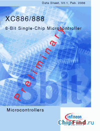 Datasheet SAF-XC888CM-8FFI производства Infineon