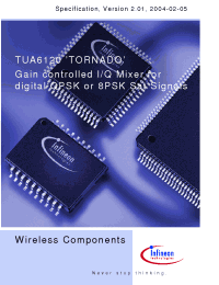 Datasheet TUA6120 manufacturer Infineon