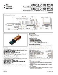 Datasheet V23815-U1306-M130 manufacturer Infineon