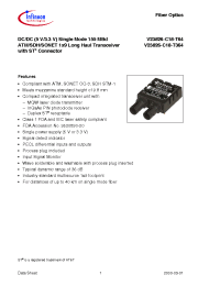 Datasheet V23826-C18-T364 manufacturer Infineon