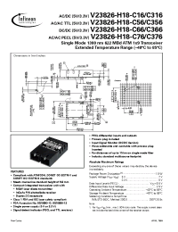 Datasheet V23826-H18-C66 manufacturer Infineon