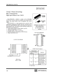 Datasheet IN74AC640 manufacturer Интеграл