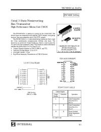 Datasheet IN74HC245AN manufacturer Интеграл