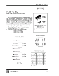 Datasheet IW4013BN manufacturer Интеграл