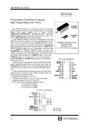 Datasheet IW4029BN manufacturer Интеграл