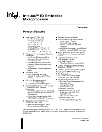 Datasheet 272420-007 manufacturer INTEL