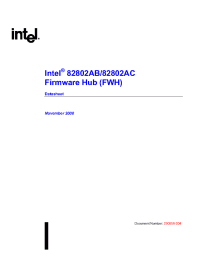 Datasheet 82802AB manufacturer INTEL