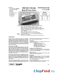 Datasheet FME28-461Z/883 производства Interpoint