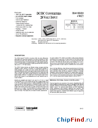 Datasheet HR41-2805 производства Interpoint