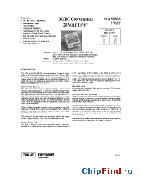 Datasheet MGA2812D производства Interpoint