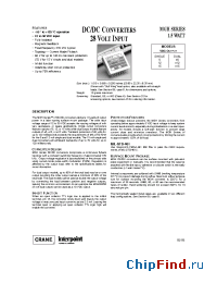 Datasheet MGH2805D производства Interpoint