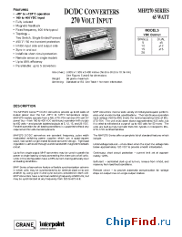 Datasheet MHP27012S производства Interpoint
