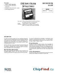 Datasheet MSF-461 производства Interpoint